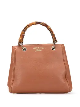 Gucci 2000-2015 Small Calfskin Bamboo Shopper satchel 32139190