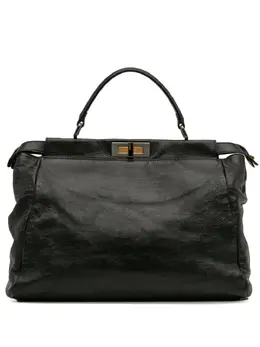 Fendi 2000-2010 Large Goatskin Peekaboo Iconic satchel 32141055