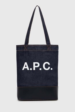Сумка-тоут Axel A.P.C., темно-синий ppyh-tou0bt_59x | granatowy