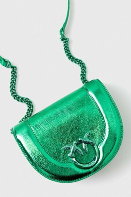 Кожаная сумка Pinko, зеленый ppyh-tod0dp_76x | verde