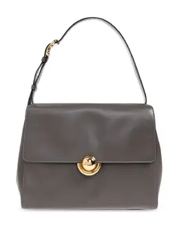 Furla circular-detail leather tote bag 31894681
