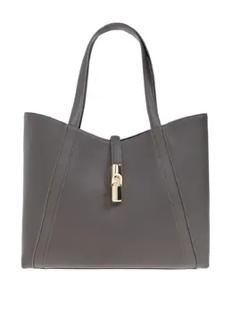 Furla panelled clasp tote bag 31894648