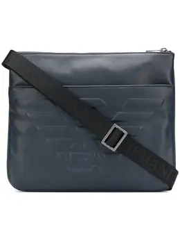 Emporio Armani Maxi logo shoulder bag 13044399