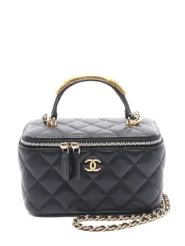 Chanel 2021 Matelassé Vanity chain shoulder bag 32124572