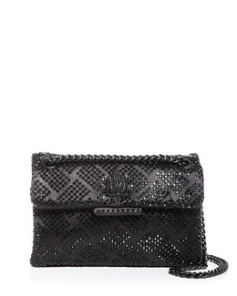 Атласная сумка через плечо Kensington Mini с украшением Kurt Geiger LONDON, цвет Black 4559414 | black