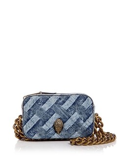 Маленькая джинсовая сумка для фотоаппарата Kensington Kurt Geiger LONDON, цвет Blue 4970289 | navy