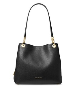 Большая кожаная сумка через плечо Kensington Michael Kors, цвет Black 4836649 | black