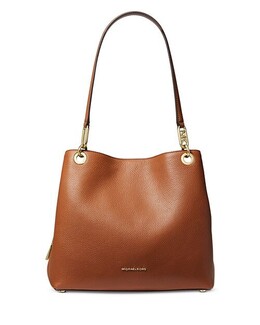 Большая кожаная сумка через плечо Kensington Michael Kors, цвет Brown 4836649 | brown