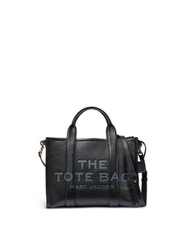 Кожаная большая сумка среднего размера Marc Jacobs, цвет Black 4138097 | black/gold