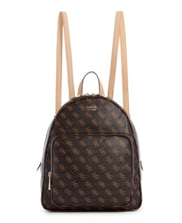 Рюкзак женский Guess с монограммой логотипа, коричневый 11064785 | brown/gold