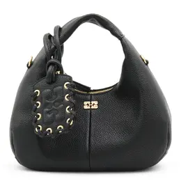 Ganni-Bags Blacks And Greys-Donna 52612741300564