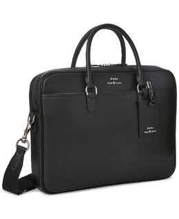Мужская кожаная сумка-портфель Polo Ralph Lauren 13007442 | black