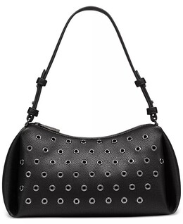Маленькая сумка через плечо Remy с люверсами DKNY, черный 19277398 | blk/gunmet