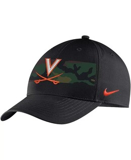 Мужская черная сумка в стиле милитари Virginia Cavaliers с камуфляжным принтом Legacy91, регулируемая кепка Nike, черный 17885482 | black