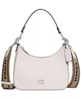 Маленькая сумка через плечо Hobo из перекрестной кожи Coach, белый 16253509 | white