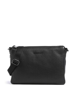 Сумка на плечо из мягкой кожи из зернистой телячьей кожи. Mandarina Duck, черный p10fzt12001 | schwarz