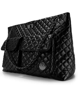 Дорожная сумка-тоут Diana из искусственной кожи Weekender Badgley Mischka, черный 14087029 | black