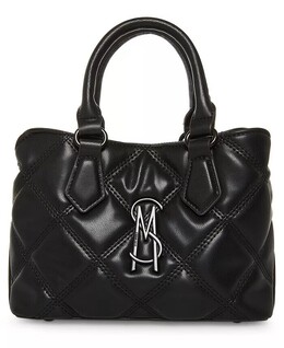 Сумка-саквояж с металлическим логотипом Bmickey Steve Madden, черный 18382478 | black