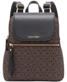Рюкзак с тремя отделениями Garnet Signature Calvin Klein, коричневый 17968269 | brown khaki/black