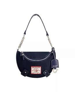 Джинсовая ручка-цепочка Hobo True Religion, синий 18513587 | denim / blue