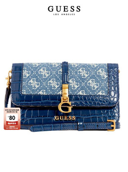 Сумка дорожная женская Guess с цветными блоками, синий 750932119561 | dlp-蓝色