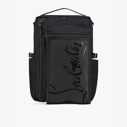 Тканый рюкзак с логотипом Loubideal Christian Louboutin, черный r04323752 | black
