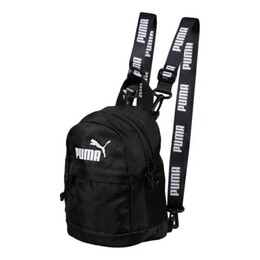 Сумка minime retro backpack 'black' Puma, черный 076154-01 | black/white