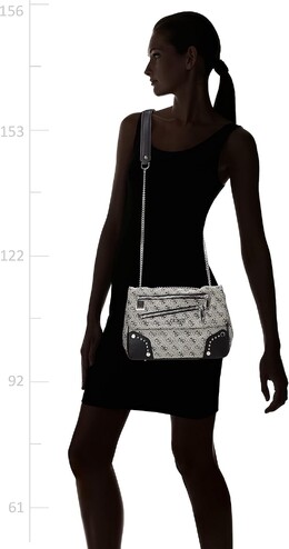 Женская сумка через плечо Guess Frankie Convertible - черный b092zxkxr8