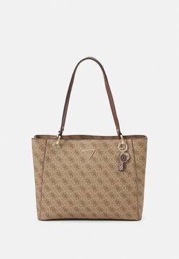 Сумка Guess NOELLE NOEL TOTE, молочный логотип/коричневый gu151h5bc-o11 | latte logo/brown