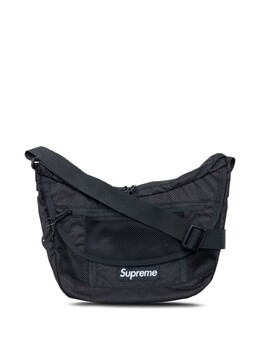 Supreme сумка на плечо с нашивкой-логотипом, черный su11654 | черный