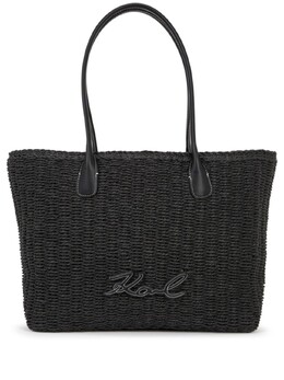 Пляжная сумка-тоут Signature Karl Lagerfeld, черный a1w46074999 | черный