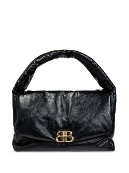 Большая сумка через плечо Balenciaga Monaco, черный 7916362aa41 | черный
