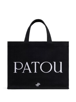 Patou сумка-тоут среднего размера с логотипом, черный ac0880076999b | черный