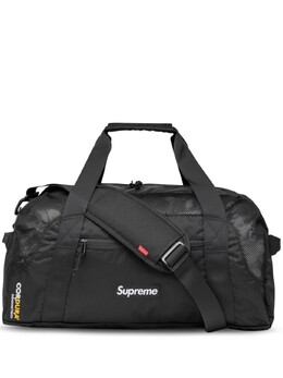 Supreme дорожная сумка с нашивкой-логотипом, черный su11638 | черный