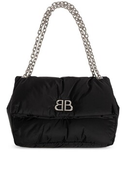 Сумка на плечо Balenciaga Monaco среднего размера, черный 7659452aa6c | черный