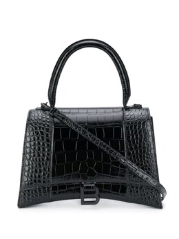 Сумка-тоут Balenciaga с тиснением под крокодила, черный 6196681lr67 | черный