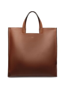 Bally простая кожаная сумка-тоут, коричневый mae03zvt672 | коричневый