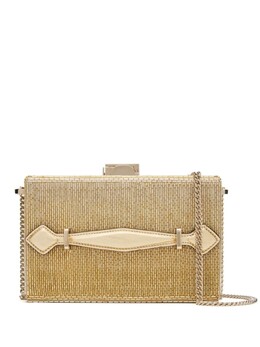 Oscar de la Renta клатч Alibi с бисером, золотистый 24rh909embchm | золотистый