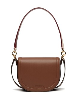 Bally кожаная сумка через плечо с логотипом, коричневый wac02uvt607 | коричневый