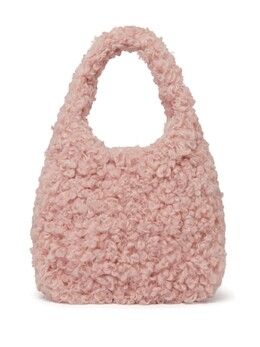Stella McCartney маленький логотип Мягкая плюшевая сумка-тоут, розовый 7b0113wp0464 | розовый