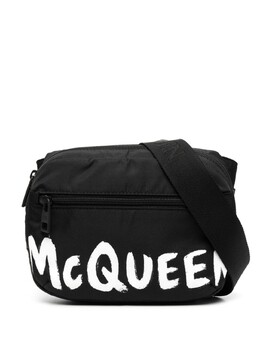 Alexander McQueen сумка на плечо с логотипом, черный 625512hwc2b | черный