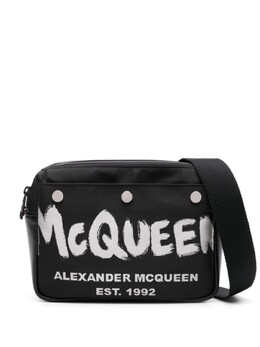 Alexander McQueen сумка-мессенджер с логотипом, черный 7917721aas3 | черный