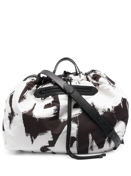 Alexander McQueen сумка-тоут с логотипом граффити, белый 7045991aahr | белый
