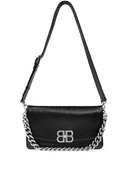Сумка Balenciaga Medium BB Soft Flap через плечо, черный 7485962abfj | черный