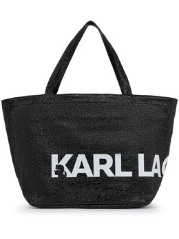 Сумка-тоут с логотипом Karl Lagerfeld, черный a1w50064999 | черный