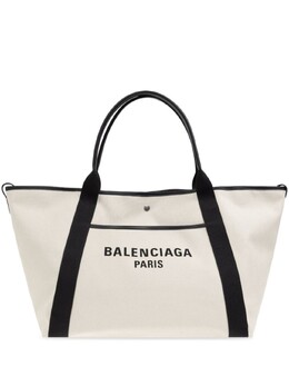 Сумка-шоппер Balenciaga с логотипом, белый 8051162abbn | белый