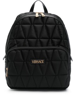 Рюкзак с логотипом Versace, черный 10183551a13686 | черный