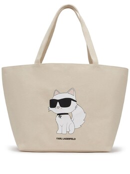 Сумка-тоут Ikonik Choupette Karl Lagerfeld, нейтральный цвет a1w50022106 | нейтральные цвета