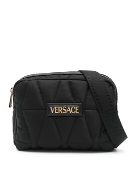 Поясная сумка с логотипом Versace, черный 10183531a13686 | черный