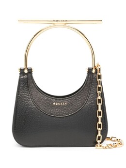 Alexander McQueen сумка-тоут Cross-Bar размера мини, черный 8035251vdbg | черный